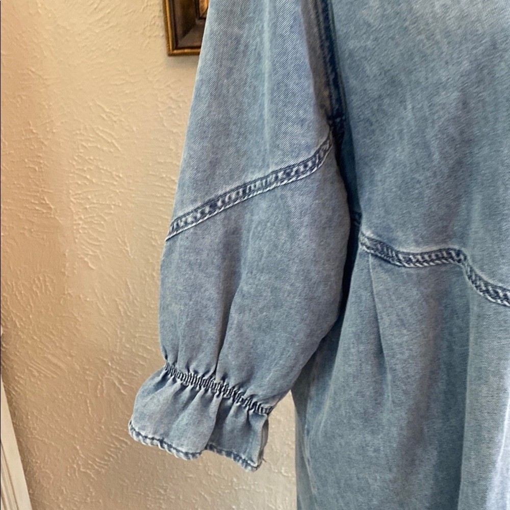 Denim Button-Up Dress - Picture 4 of 6